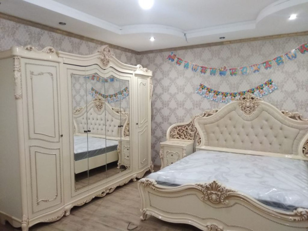 Шкаф 6 дверей Джоконда, крем глянец, Эра в Москве купить в интернет магазине - 5 Китов