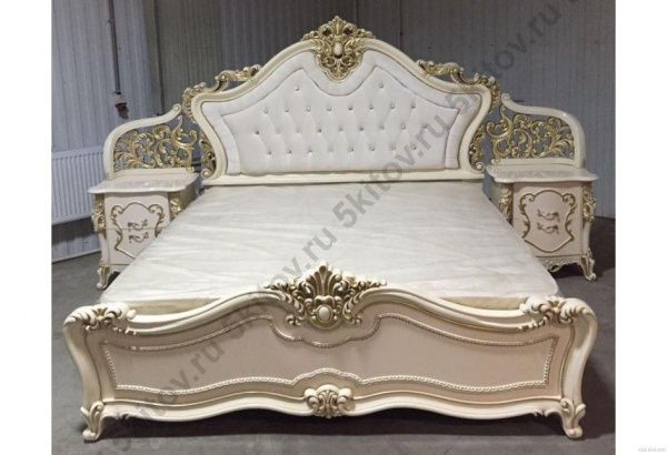 Кровать Джоконда люкс АРД 1,6, крем в Москве купить в интернет магазине - 5 Китов