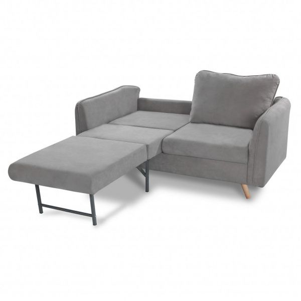 Диван прямой 4444 раскладной серый в Москве купить в интернет магазине - 5 Китов