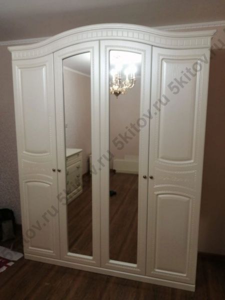 Шкаф 4-х дверный Венера, беж в Москве купить в интернет магазине - 5 Китов