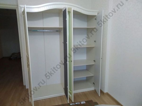 Шкаф 4-х дверный Венера, беж в Москве купить в интернет магазине - 5 Китов