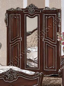 Шкаф 3-х дверный Джоконда люкс АРД, темный орех