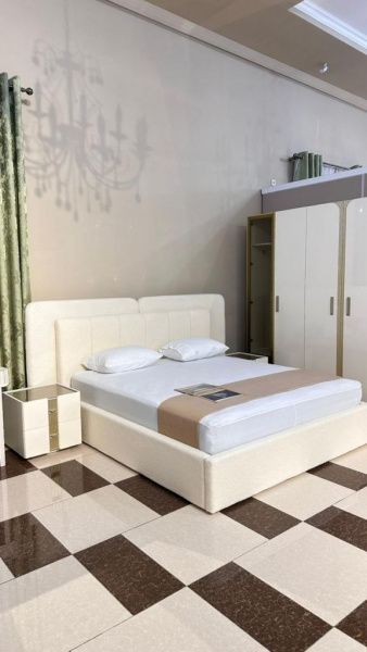 Кровать двухспальная 180*200 с подъёмным механизмом Бордо ваниль в Москве купить в интернет магазине - 5 Китов