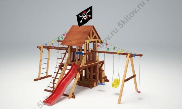 Детская площадка Савушка Lux 4 в Москве купить в интернет магазине - 5 Китов