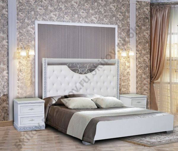 Кровать 1,6м Берта беж в Москве купить в интернет магазине - 5 Китов