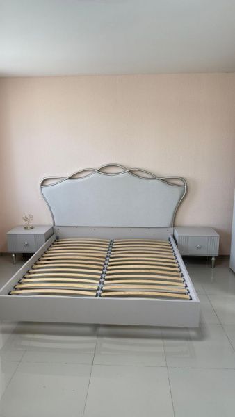 Комплект спальни София кашемир (кровать 1,8, тумба прикроватная 2 шт., комод с зеркалом, шкаф 5-и дверный) в Москве купить в интернет магазине - 5 Китов