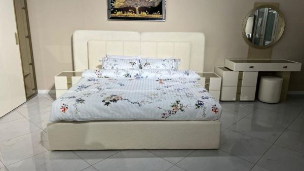 Кровать двухспальная 180*200 с подъёмным механизмом Бордо ваниль в Москве купить в интернет магазине - 5 Китов