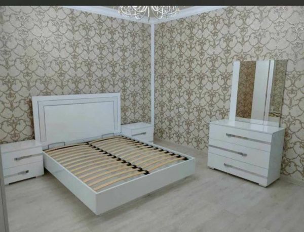 Спальня Венеция, белая глянцевая в Москве купить в интернет магазине - 5 Китов