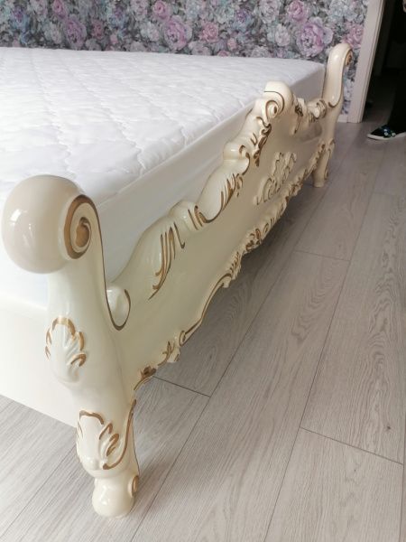 Кровать 1,6 Венеция Стайл (Style) АРД, крем в Москве купить в интернет магазине - 5 Китов