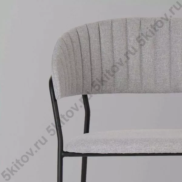 Стул Turin серый с чёрными ножками в Москве купить в интернет магазине - 5 Китов