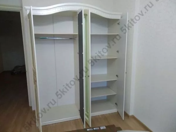 Шкаф 4-х дверный Венера, беж в Москве купить в интернет магазине - 5 Китов