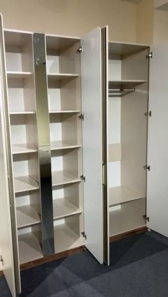 Шкаф для одежды 6-и дверный Агния сатин в Москве купить в интернет магазине - 5 Китов