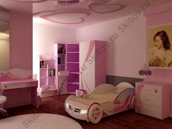 Кровать-машина 90*160 Princess в Москве купить в интернет магазине - 5 Китов