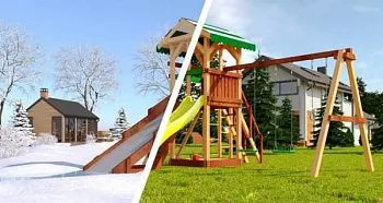 Детский городок Савушка 4 сезона 4 (зима\лето) в Москве купить в интернет магазине - 5 Китов