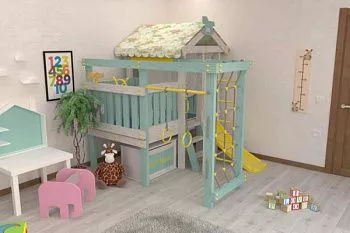 Игровой комплекс-кровать Савушка Baby - 1 в Москве купить в интернет магазине - 5 Китов