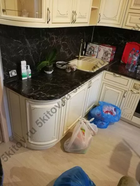 Угловая кухня Прага СК,беж в Москве купить в интернет магазине - 5 Китов