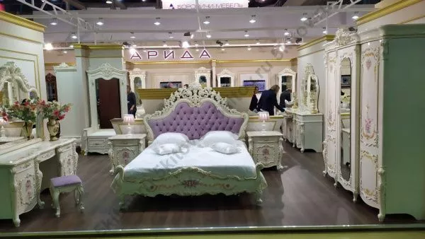 Кровать 1,8 Венеция Классик АРД, крем в Москве купить в интернет магазине - 5 Китов