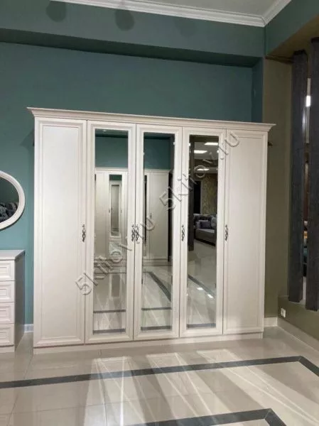 Шкаф пятидверный Адель АРД, беж в Москве купить в интернет магазине - 5 Китов