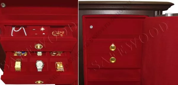 Элитный сейф в дереве SafeWood 29144 T EL Flock в Москве купить в интернет магазине - 5 Китов