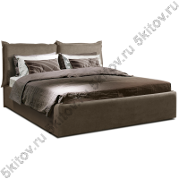 Кровать 1,4 Baveno с подъемным механизмом, пепельно-коричневый