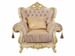 Кресло Эсмеральда, крем золото в Москве купить в интернет магазине - 5 Китов