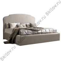 Кровать 1,6 Rimini с подъемным механизмом, светло-серый