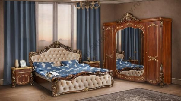 Спальня Амелия СК, орех в Москве купить в интернет магазине - 5 Китов