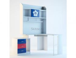 Угловой компьютерный стол Ливио в Москве купить в интернет магазине - 5 Китов