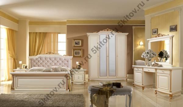 Спальня Ариза, ваниль в Москве купить в интернет магазине - 5 Китов