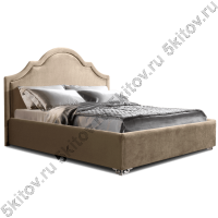 Кровать 1,4 Queen с подъемным механизмом, жемчужный берег