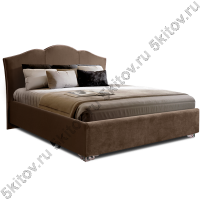 Кровать 1,6 Lotos с подъемным механизмом, шоколадный ликёр