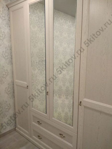 Шкаф 4-х дверный для белья Венеция (с зеркалами и ящиками), дуб седан в Москве купить в интернет магазине - 5 Китов