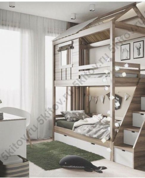 Детская кровать-домик Пенсильвания в Москве купить в интернет магазине - 5 Китов