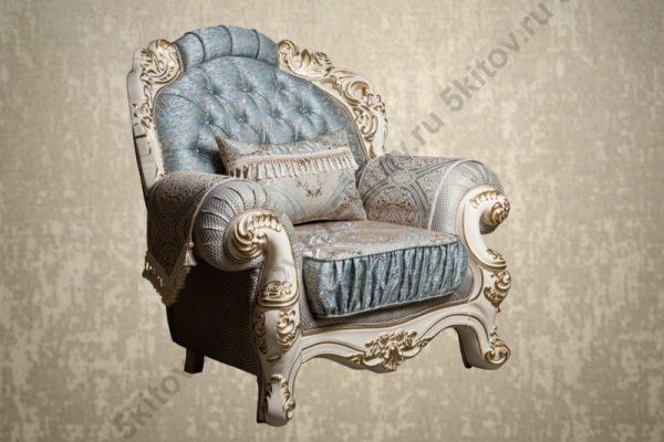 Комплект мягкой мебели Севилья (диван 3-х местный раскладной, кресло 2шт.), беж(лазурь) в Москве купить в интернет магазине - 5 Китов