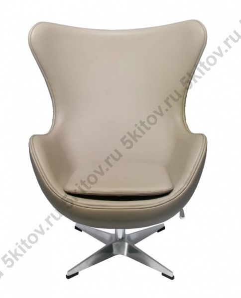 Кресло EGG CHAIR латте (экокожа) в Москве купить в интернет магазине - 5 Китов