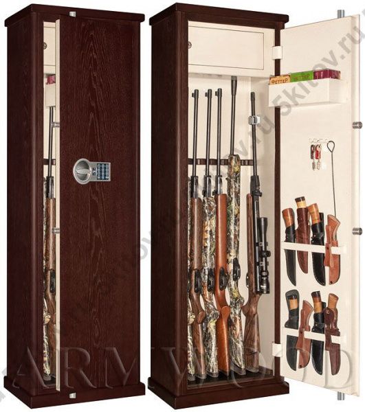 Оружейный сейф в дереве Armwood 57 EL Primary в Москве купить в интернет магазине - 5 Китов