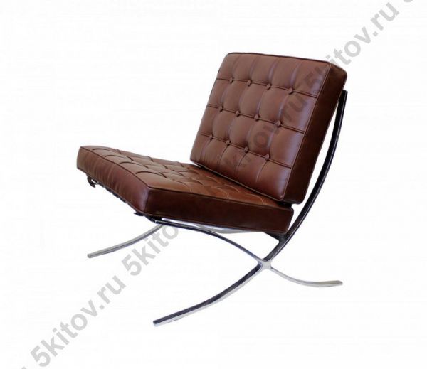Кресло BARCELONA CHAIR коньячный в Москве купить в интернет магазине - 5 Китов