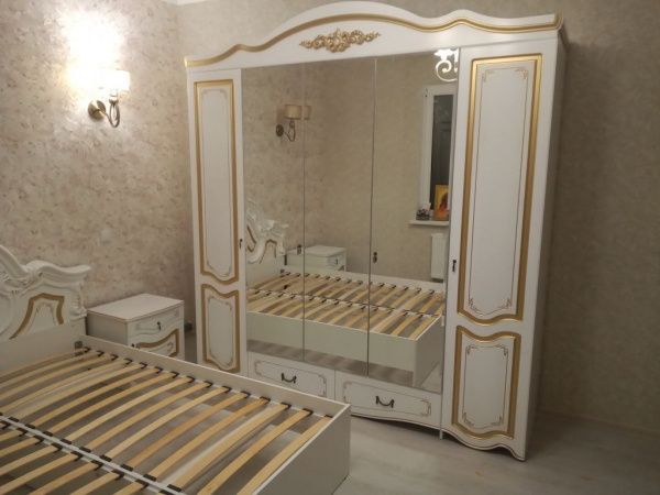 Спальня Рим 5П, белая в Москве купить в интернет магазине - 5 Китов