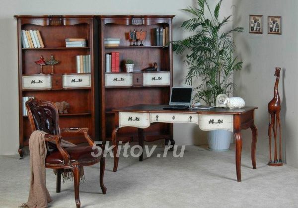 Кресло Кантри RS008P, кожа, с подушкой в Москве купить в интернет магазине - 5 Китов