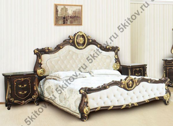 Кровать Монреаль АРД 1,8, темный орех в Москве купить в интернет магазине - 5 Китов