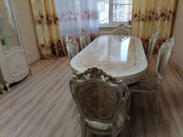 Стол раздвижной овальный Версаль на лапках 2,0м-2,4м + Стул Джоконда 6шт. в Москве купить в интернет магазине - 5 Китов