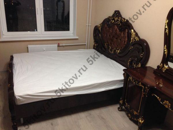 Спальня Элиза Люкс АРД, темный орех  (3-х дв.) в Москве купить в интернет магазине - 5 Китов