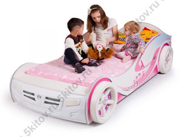 Кровать-машина 90*190 Princess в Москве купить в интернет магазине - 5 Китов