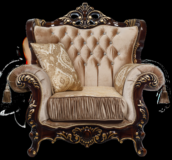 Комплект мягкой мебели Эсмеральда (диван 3-х местный раскладной, кресло 2шт.), орех золото в Москве купить в интернет магазине - 5 Китов