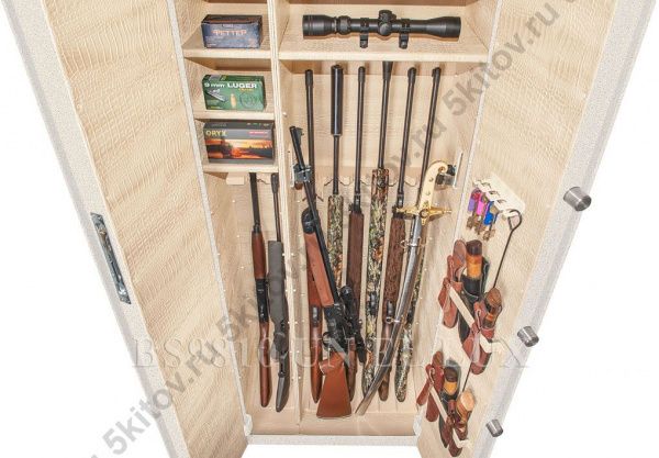Элитный универсальный сейф GunSafe BS9810 UN EL Lux в Москве купить в интернет магазине - 5 Китов