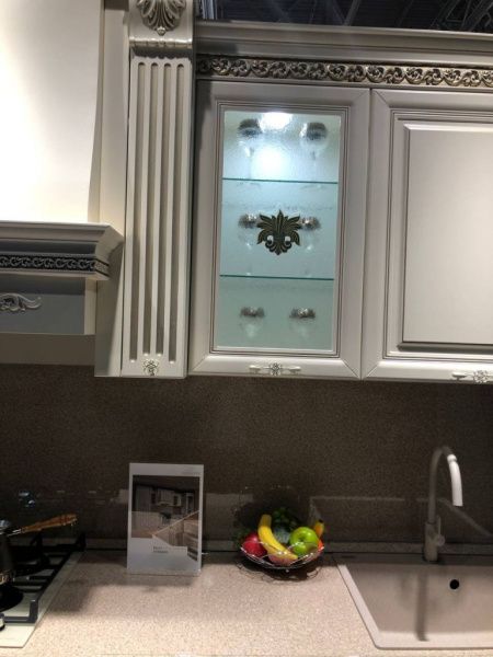 Кухня угловая Берта 3,75*2,25см, жемчуг в Москве купить в интернет магазине - 5 Китов