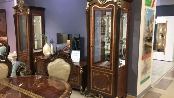 Тумба под ТВ Джоконда Диа орех глянец в Москве купить в интернет магазине - 5 Китов