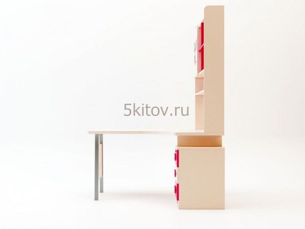 Комплект для детской Лукреция (кровать 0,9,прикроватный столик, угловой комп. стол, шкаф 2-х дверный) в Москве купить в интернет магазине - 5 Китов