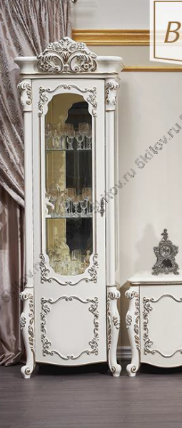 Комплект гостиной  Венеция Style АРД, крем (витрина однодверная 2шт., тумба тв) в Москве купить в интернет магазине - 5 Китов