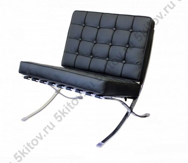 Кресло BARCELONA CHAIR чёрный в Москве купить в интернет магазине - 5 Китов